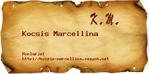 Kocsis Marcellina névjegykártya